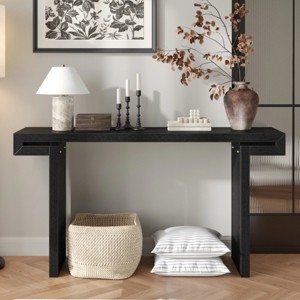 Console Table Farmhouse with Distressed Finish for Entryway or Living Room 60in-3irtyhousy - 1 of 4