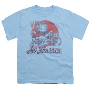 Boys' Betty Boop All American Biker T-Shirt - 1 of 4