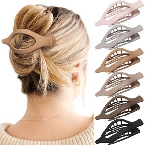 Maison French Concord Hair Clips 6Pcs Side Slide Volume Clips for Women Girls - 1 of 4