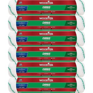 Wooster Genuine 14" Cirrus X 1/2" Nap Roller Cover 6-Pack, R184-14-6PK - 1 of 1