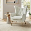 Godefroy Upholstery Accent Chair velvet with Wingback | Karat Home - 2 of 4