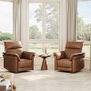 Power Recliner, 270 °Swivel Rocking Gliding Nursery Recliner Chair with Double Handrail & Side Pockets, Comfy Rocker Chenille Recliner - 4 of 4
