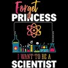 Girl's Design By Humans Forget Princess I Want To Be A Scientist By BaoMinh T-Shirt - 2 of 3