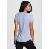 RBX Active Women's V-Neck Athletic Tee Quick Drying Buttery Soft Short Sleeve Running T-Shirt - 2 of 4