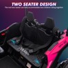 24V 2 Seater Ride On UTV Car, 4WD Electric Off-Road Truck with Sun Shade, Side By Side Battery Powered Toy Car with Remote Control, Music, Lights - 3 of 4
