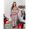 PATPAT Christmas Family Matching Pajama Sets Includes Christmas Socks - Perfect for Family Photos & Holiday Celebrations - 3 of 4