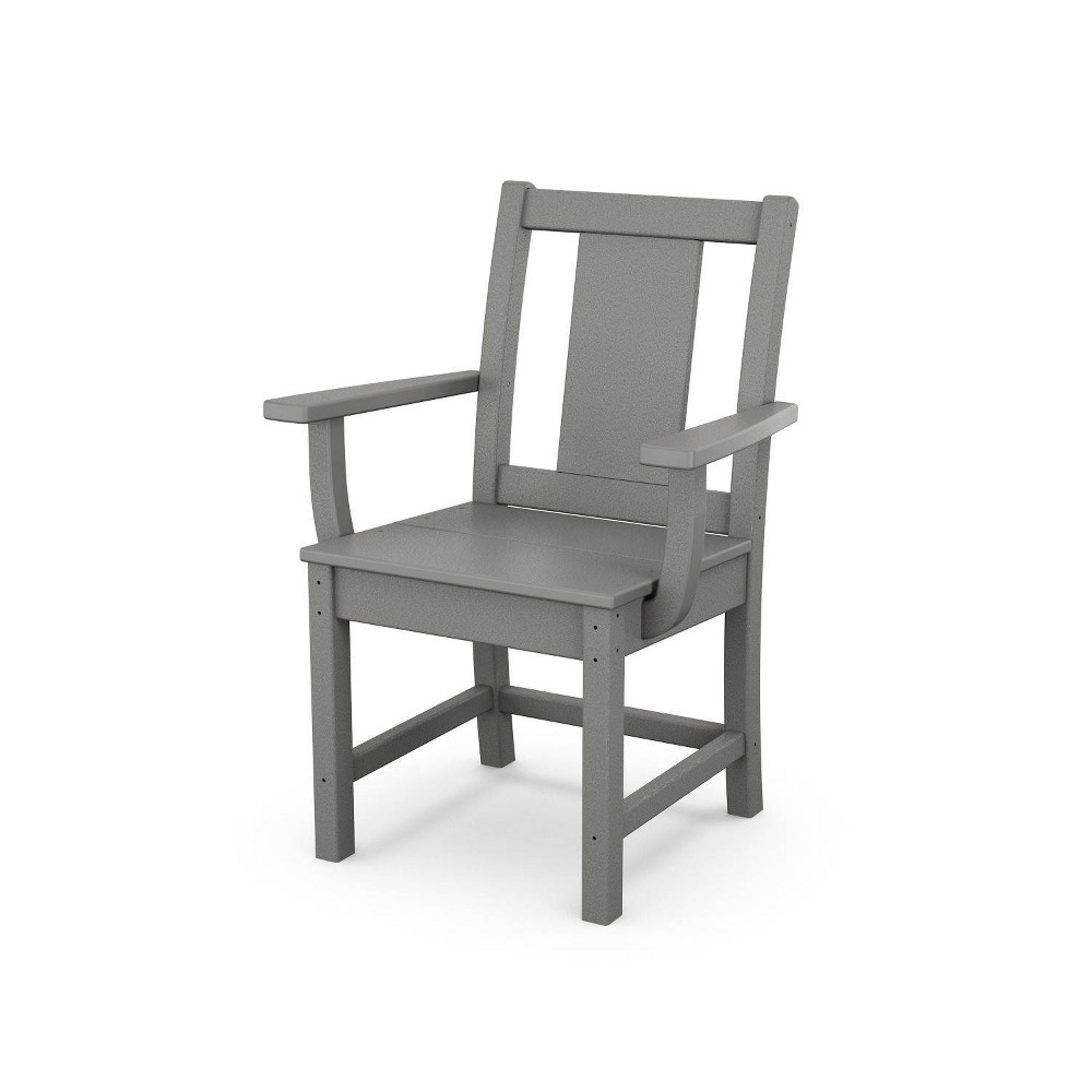 Photos - Sofa POLYWOOD Prairie Outdoor Patio Dining Chair, Arm Chair Slate Gray