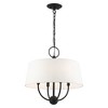 Livex Lighting Ridgecrest 4 - Light Pendant in  Black - 3 of 4