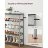 5 - Tier Freestanding Industrial Shoe Rack for Entryway - Adjustable with Storage Shelves & Spacious Top - 2 of 4