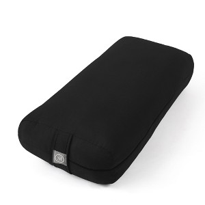 Yoga Bolster Pillow Meditation Pillow w/Washable Cover & Carry Handle - 1 of 4