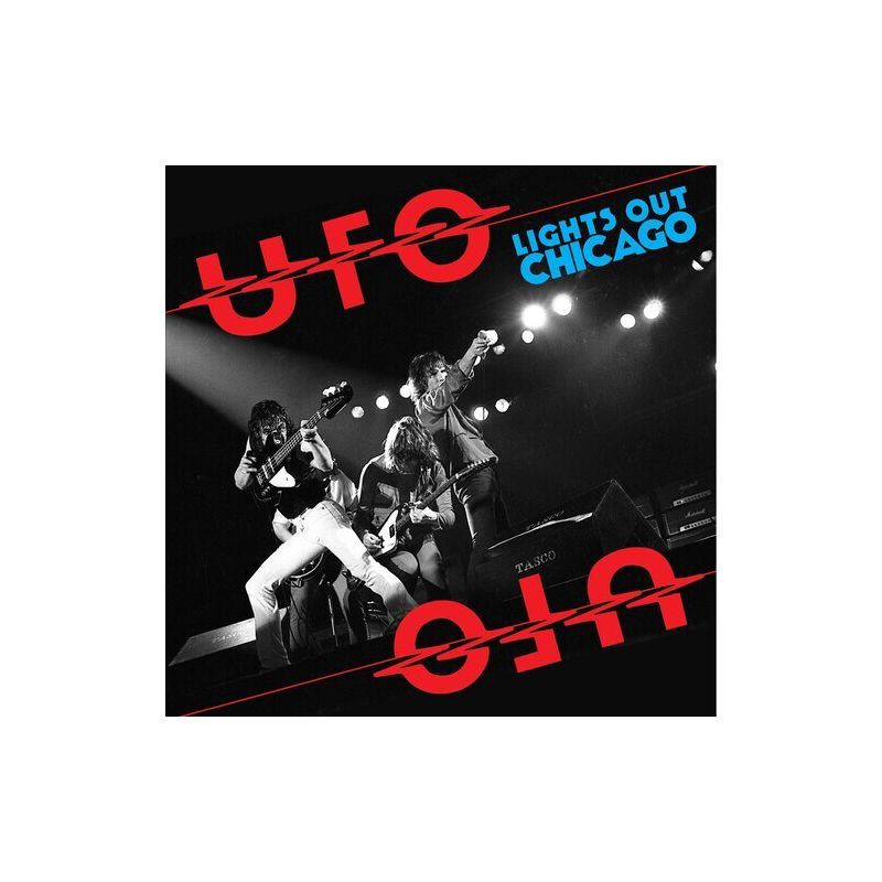 Ufo - LIGHTS OUT IN CHICAGO - RED/BLACK SPLATTER (Colored Vinyl Red Black Limited Edition), 1 of 2
