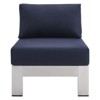 Modway Shore Sunbrella® Fabric Aluminum Outdoor Patio Armless Chair - 4 of 4