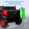 24V Ride On Truck Car-2 Seater Electric UTV Vehicles with Dump Bed,4WD,Spring Suspension, 3 Speeds,Gift &Toy for Kids - 3 of 4
