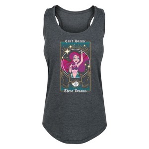 Women's - Disney Princess - Can't Silence These Dreams Graphic Racerback Tank - 1 of 4