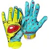 Battle Sports Alien Cloaked Youth Football Gloves - Turqouoise/Green - 2 of 4