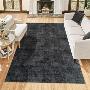 Gertmenian Shadow Thandi Soft Polyester Embossed Abstract Non-Slip Indoor Area Rug - 1 of 4