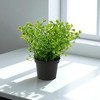 Unique Bargains Artificial Plants Bellflower Decorative Pot Plastic 2.76"x2.76"x6.69" 1 Pc - 2 of 4
