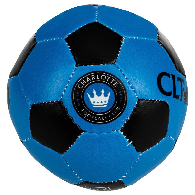 MLS Charlotte FC Softee Ball Size 4&#34; - 3pk, 1 of 7