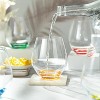 BENETI Premium Highball Glasses Set of 6, 18oz, Colored, European Made - 4 of 4