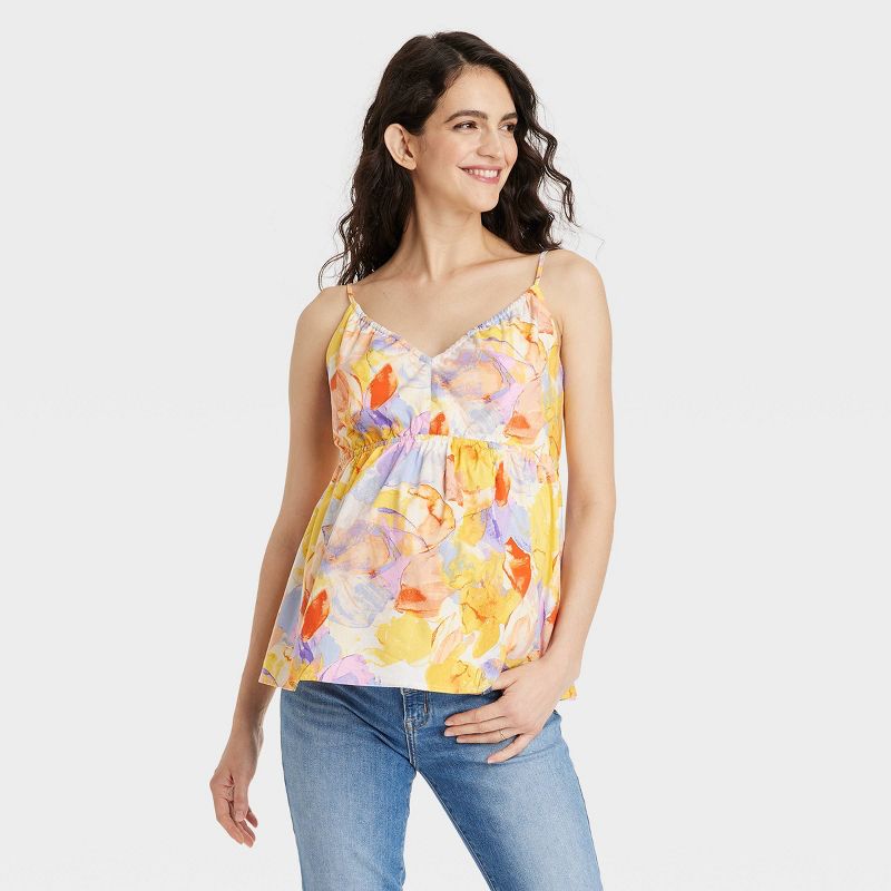 Woven Maternity Tank Top - Isabel Maternity by Ingrid & Isabel™, 1 of 4
