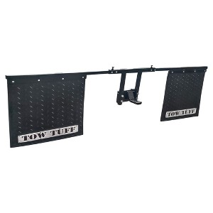 Tow Tuff Universal Mounts Adjustable Mud Flaps, Works with 2.5 Inch Receiver Hitches, Protects Trailers, Boats, and Campers from Rocks and Debris - 1 of 4