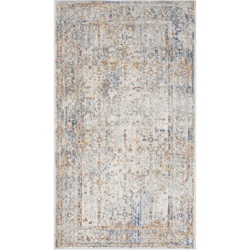 Nourison Timeless Classics Vintage Floral Indoor Rug Ivory 2'6