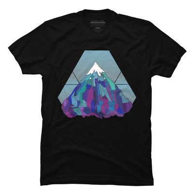 Men's Design By Humans The Mountain By niallo T-Shirt