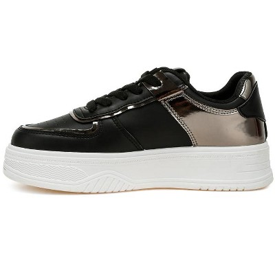 Женские кроссовки London Rag Womens Scouts Metallic Paneling Platform Sneakers 7 — фото 4
