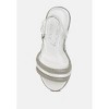 My Bliss Rhinestone Studded Wedge Sandals Women - 4 of 4