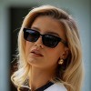 WMP Eyewear Womens Polarized Rectangular Sunglasses, Narrow Acetate Frame, 5-Barrel Hinges, Hand-Polished Finish - 4 of 4