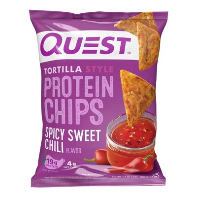 Quest Nutrition Tortilla Style Protein Chips - Spicy Sweet Chili - 8pk/1.1oz