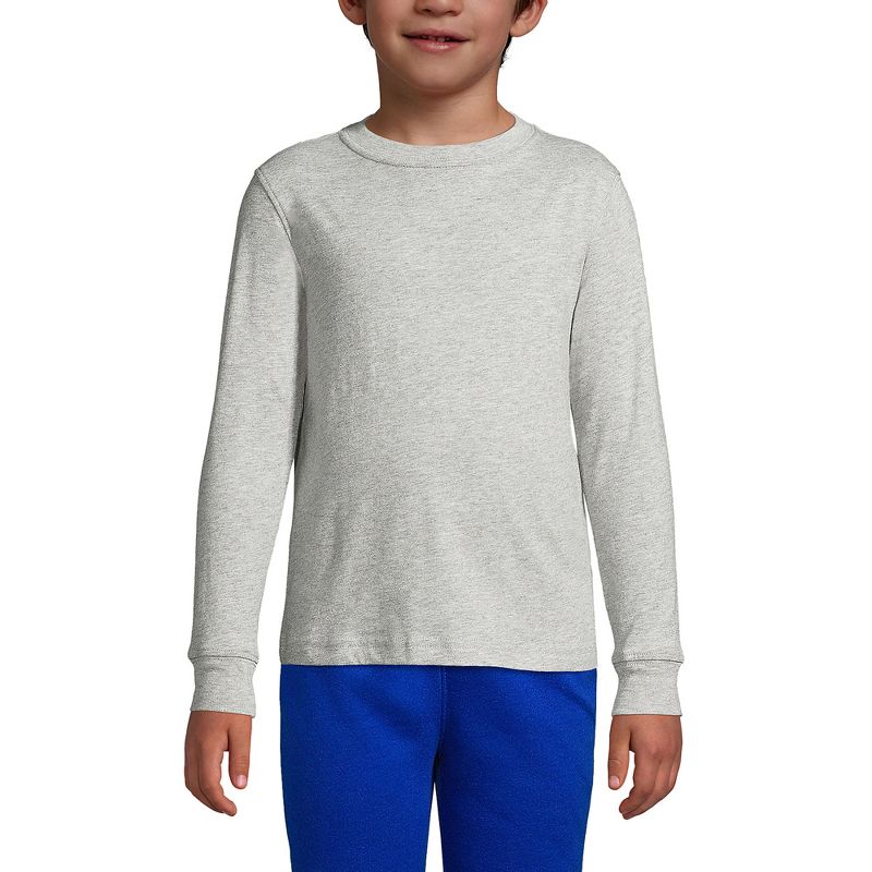 Lands' End School Uniform Kids Long Sleeve Essential T-shirt, 3 of 6