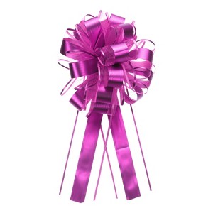 Unique Bargains Metallic Gift Wrapping Large Pull Bow for Wedding Baskets Presents 20 Pcs - 1 of 4