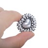 Unique Bargains Heart Faux Pearls Candied Haws Shape Shoelace Charms 1 Pair - 3 of 4
