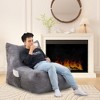 CAVINAS Bean Bag Chair, Inflatable Floor Beanbags Filled with High-Density Foam, Memory Foam Cozy Lazy Sofa for Living Spaces - 4 of 4