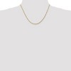 Black Bow Jewelry 1.75mm 14k Yellow Gold Solid Diamond Cut Rope Chain Necklace - 2 of 4