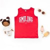 The Juniper Shop SmileyWorld Arched Varsity Toddler Tank - 3 of 4