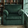 Mshliw Oversized Chenille Accent Chair with Double-Layer Cushion and Support Springs, Upholstered Single Sofa Chair for Living Room Bedroom Office - 2 of 4