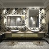 Apmir Super Bright 192 LEDs/m Back LED Lighted Anti-Fog Tempered Glass Bathroom/Vanity Mirror with ETL & 3-Year Warranty - 3 of 4