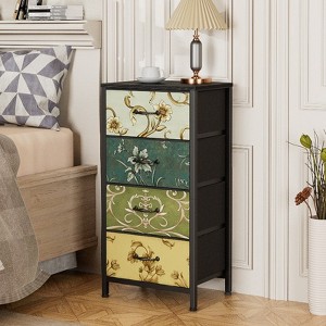 Dresser for Bedroom with 4/5/6/8 Drawers, Wide Chest of Drawers, Fabric Dresser, Storage Organizer with Fabric Bins for Closet, Living Room, Hallway - 1 of 4