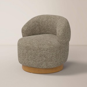 Swivel Chair with Plinth - Hearth & Hand™ with Magnolia - 1 of 4