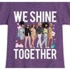 Girls' - Barbie - We Shine Together Fitted Short Sleeve Graphic T-Shirt - 2 of 4