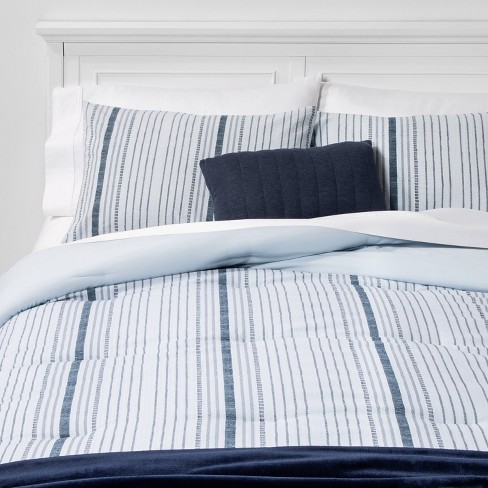 Line Work Stripe Bed In A Bag Blue Room Essentials Target