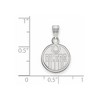 Black Bow Jewelry 14k White Gold Edmonton Oilers NHL Small Pendant - 2 of 3