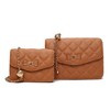 MKF Collection Blossom Quilted Shoulder Bag with a Mini Bag set by Mia K - 2 of 4