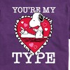 Men's - Peanuts - You're My Type Short Sleeve Graphic T-Shirt - 2 of 4