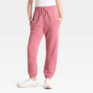 Women's Mother's Day Joggers - Pink - 1 of 3
