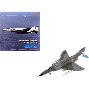 McDonnell Douglas F-4F Phantom II Fighter-Bomber Aircraft German Luftwaffe 1/72 Diecast Model by Hobby Master - 1 of 4