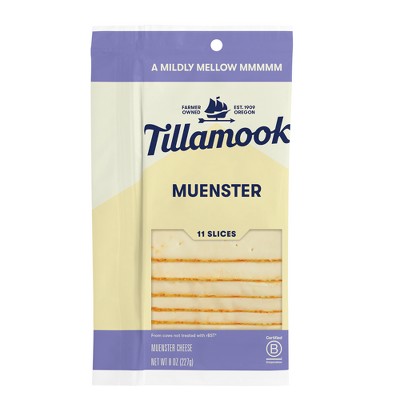 Tillamook Muenster Thin Cheese Slices - 8oz/11 slices