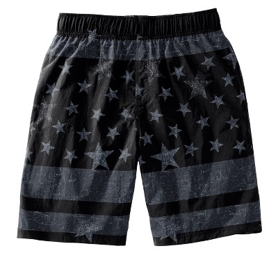 KingSize Men's Big & Tall Basic 8" 4-Way Flex Swim Trunk